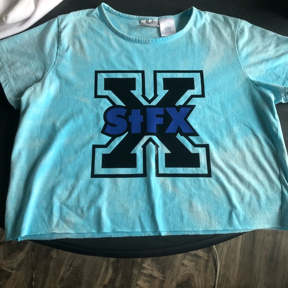 STFX Cropped Tee with Spotify Code